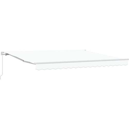  Skrovita tenda Bijelo 400 &times; 300 cm Poliester i aluminij Cijene