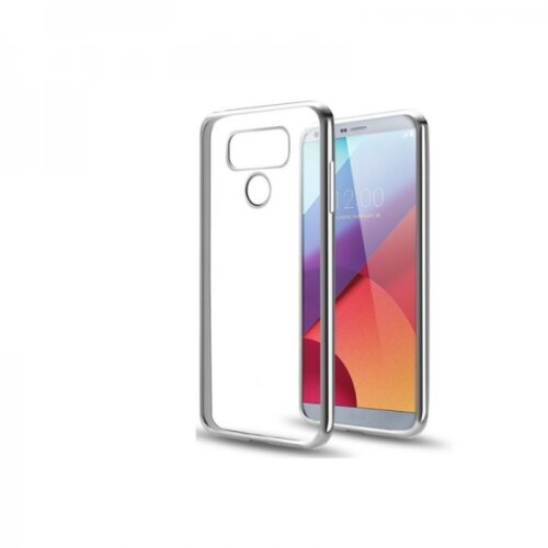  Silikonski ovitek z okvirjem za LG G6 - svetlo siv Slike