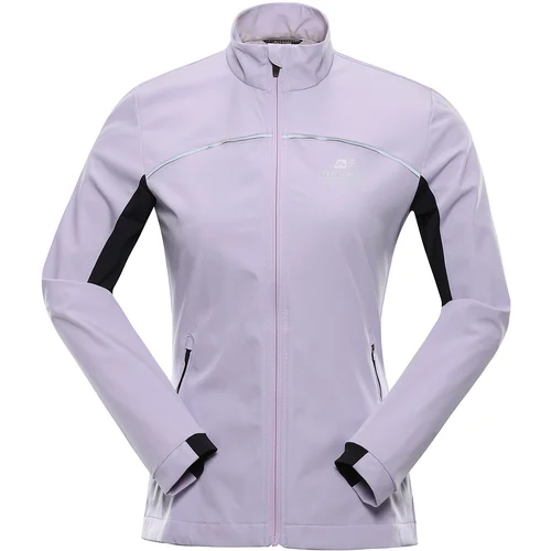 Alpine pro Women's softshell jacket GEROCA pastel lilac