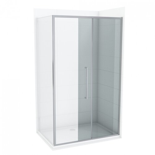 Copen Stakleni paravan CONCEPT DEVON200 100x200cm staklo 6mm providno sa tankim ramom (C-02-22100) Cene