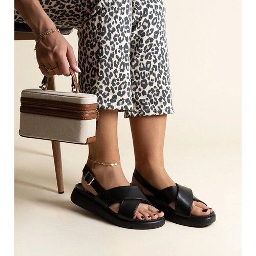 D/CEO Black sandals on a block heel Millo Slike