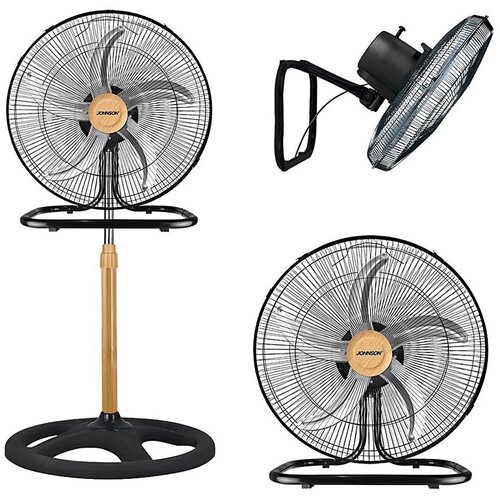 Johnson Stajaći ventilator 3u1 WOOD 80W/230V prečnik 50 cm crna/bež Cene