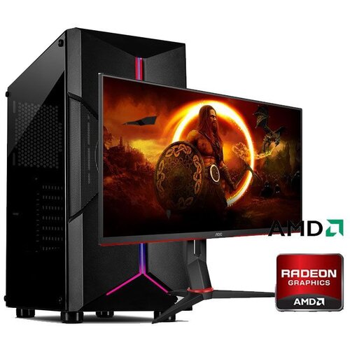  Gaming računar Ryzen 5 5500, 16GB, 512GB, RTX 3050 6GB i monitor AOC 27G2ZN3 240H Cijene