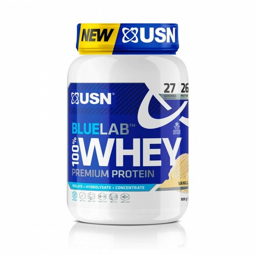 USN blue lab 100% whey protein strawberry 908g Cene