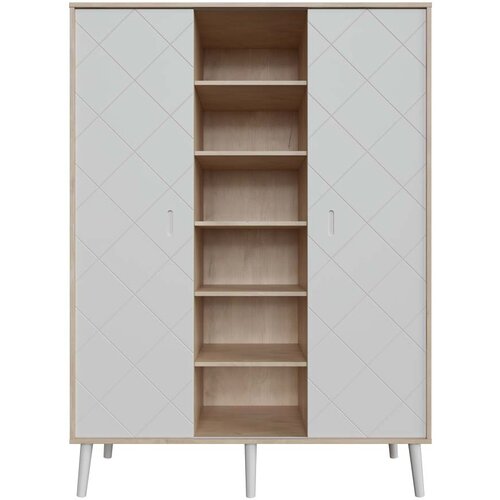 Faktum Peak XL ormar s 2 vrata, Natural Oak-White Slike
