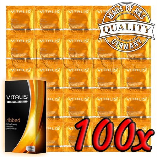 Vitalis Premium Ribbed 100 pack Cijene