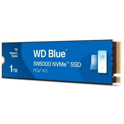 Western Digital SSD M.2, NVMe, 500GB, WD, 5000MBs/4000MBS, SN5000, Plavi Cene