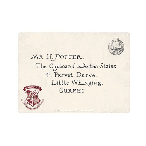 Half Moon Bay Harry Potter - Mali limeni znak - Harry Potter, Letters Cene