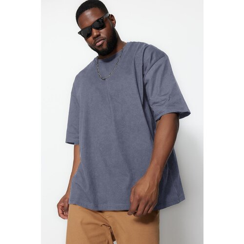 Nikka Plus Size T-Shirt - Gray - Oversize Slike