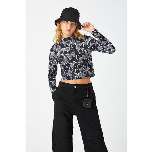 Koton T-Shirt - Black - Fitted Slike