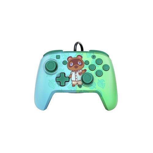 Nintendo Switch Faceoff Deluxe Controller + Audio - Animal Crossing Cene