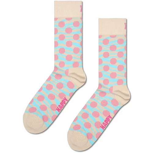 Happy Socks Nogavice Tiger Dot Sock roza barva