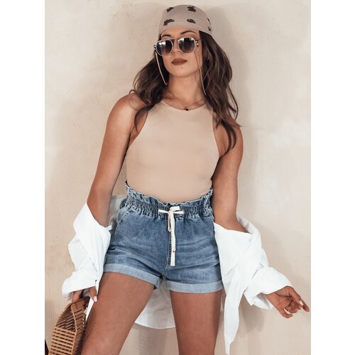 DStreet Spodenki damskie jeansowe EASY BREEZE niebieskie Slike