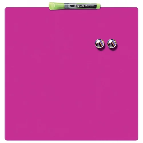 Nobo Magnetna tabla Quarter 36 x 36 cm, roza