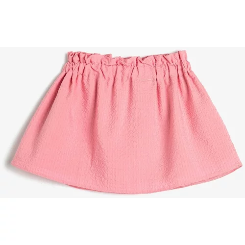 Koton Baby Girl Elastic Waist Lined Skirt 3smg70002aw