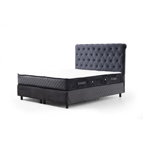 Hanah home Sonata Set 90 x 190 v3 - Anthracite Anthracite Single Mattress, Base & Headboard Cene