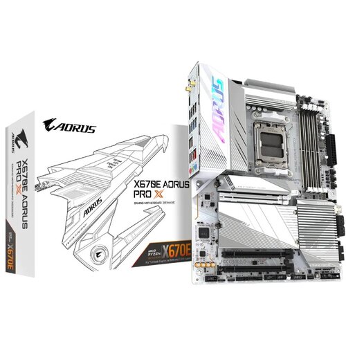 Gigabyte X670E AORUS PRO X rev. 1.x Slike