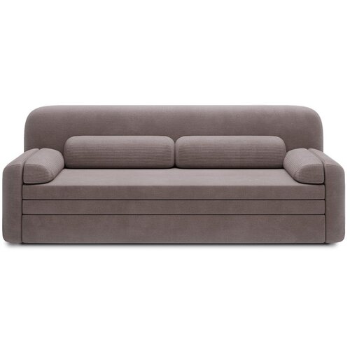 ELTAP Smeđa sklopiva/s prostorom za odlaganje sofa od samta 236 cm Elioss &ndash; Cijene