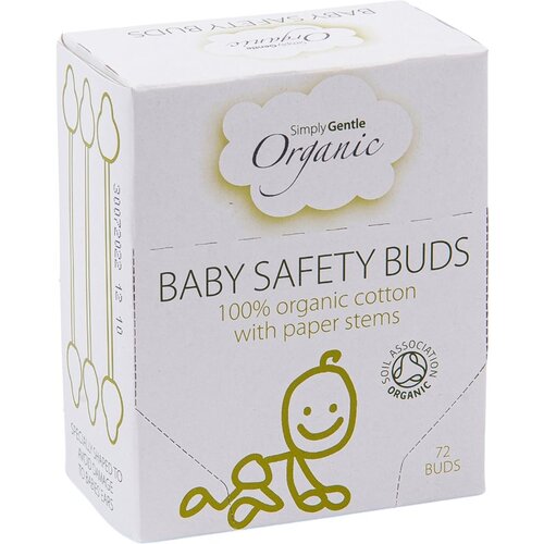 Simply Gentle Organic Baby Safety Buds štapići za uši za bebe i djecu 72 kom Cijene