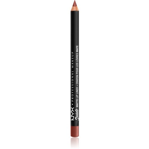 NYX Professional Makeup Suede Matte Lip Liner mat svinčnik za ustnice odtenek 34 Alabama 1 g Slike