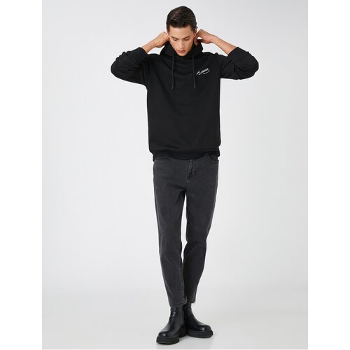 Koton Sweatshirt - Black - Regular Slike