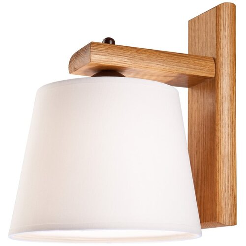 LAMKUR Smeđa zidna lampa &amp;oslash; 20 cm Aida &amp;ndash; Slike