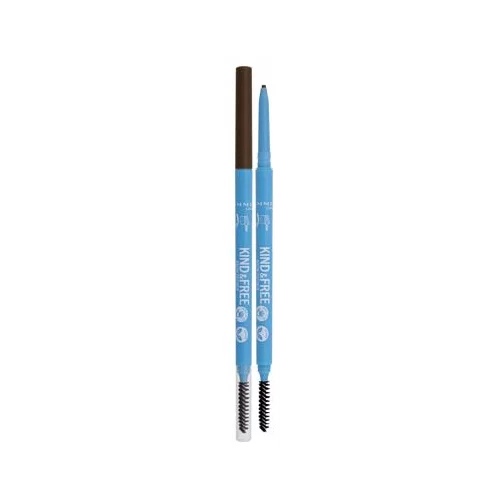Rimmel London Kind & Free Brow Definer svinčnik za obrvi 0,09 g odtenek 005 Chocolate