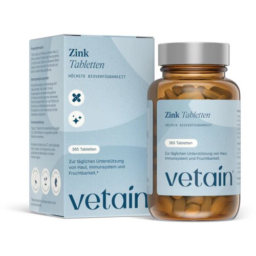 Vetain Cink bisglicinat 25 mg, visoka doza - 365 tabl. Slike