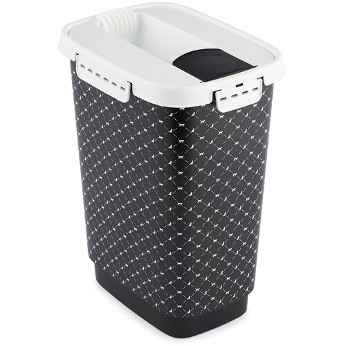 Rotho MyPet Kontejner za hranu za kućne ljubimce CODY 10L &amp;ndash; crni Slike