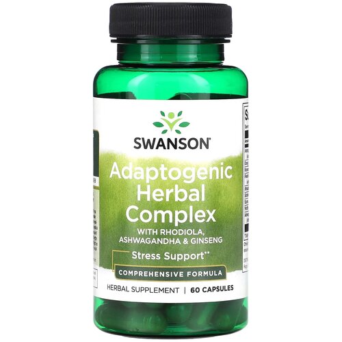 Swanson rhodiola, ashwagandha & ginseng – adaptogeni trio snage Slike
