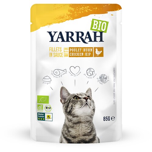 Yarrah Bio Filets v omaki 14 x 85 g - Z bio-piščancem Cene