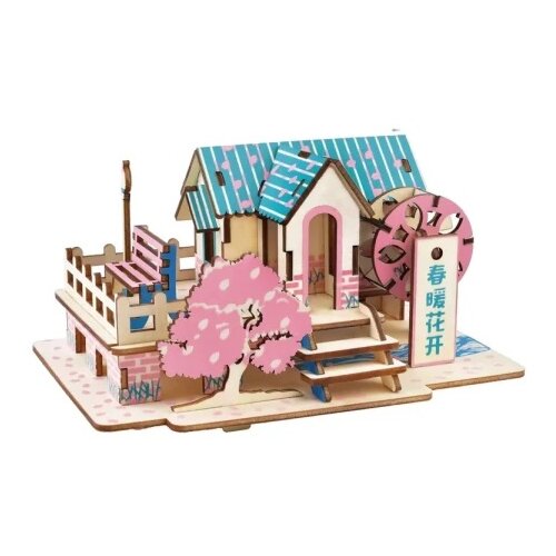  Čarolijashop 3d eko drvena puzzle - PROLEĆNA VILA ( 1238) Cene