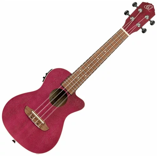 Ortega RURUBY-CE Koncertne ukulele Ruby Raspberry