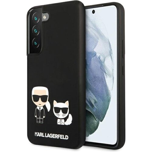 Karl Lagerfeld originalen ovitek KLHCS22MSSKCK za samsung galaxy S22 plus 5G črn silikonska za&amp;scaron;čita - full bodies Slike