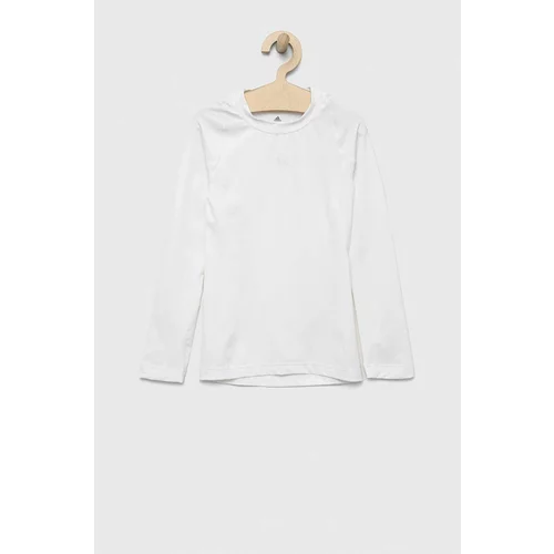 Adidas Dječja majica dugih rukava TF LS TEE Y boja: bijela, glatki model