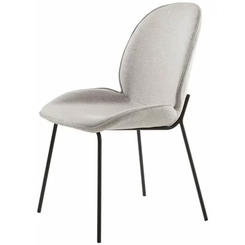 Canett siva blagovaonska stolica s metalnom bazom Hella