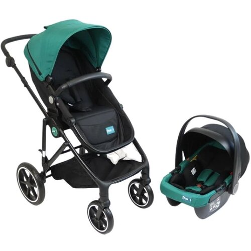 Puerri kolica za bebe 3u1 Oscar Dark Green, 0m+ Cene