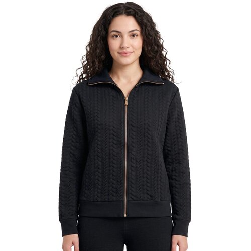 Leone 1947 &amp;Scaron;portne jope in jakne Woman Bonded High Collar Črna Slike