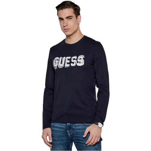 Guess Majice z dolgimi rokavi M4YI16 I3Z14 Modra Slike