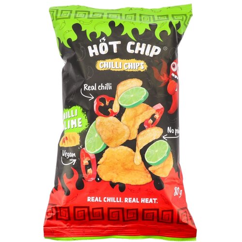  Hot Chip, čips, čili i limeta, 80g Cene