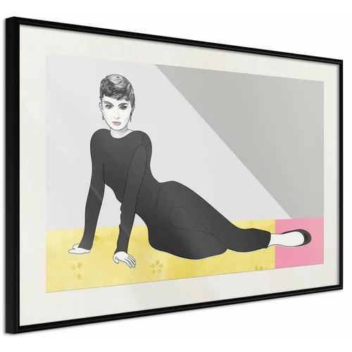  Poster - Elegant Audrey 90x60