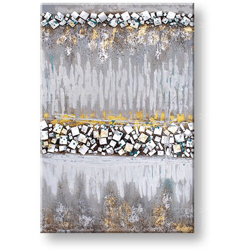  Slikana slika na platnu apstrakt 60x90 cm Cene