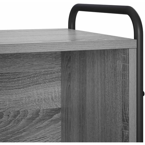  Ormarić za knjige 80 x 33 x 80 cm Konstruirano drvo Siva Sonoma Slike