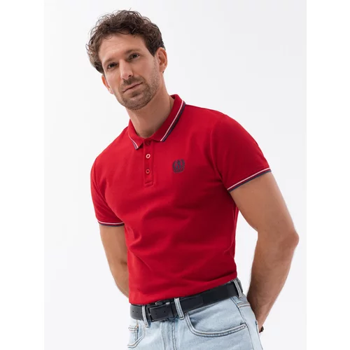 Ombre Clothing Polo majica Rdeča