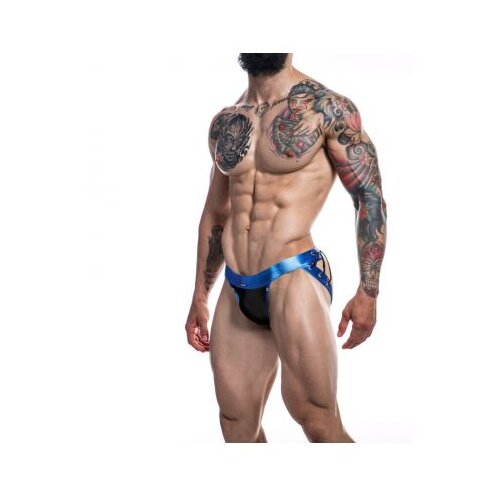 Cut4Men Moške spodnjice Jockstrap Desire modre Cene