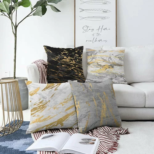 Minimalist Cushion Covers set od 4 ukrasne jastučnice Artsy, 55 x 55 cm