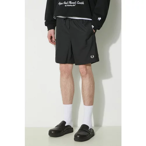 Fred Perry Kratke hlače za kupanje Classic Swimshort za muškarce, boja: crna, S8508.253