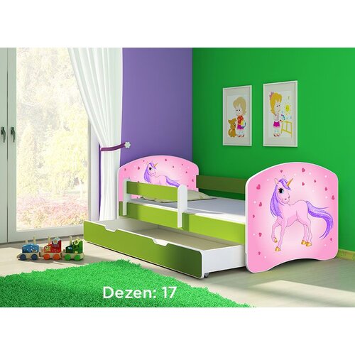 ACMA dečiji krevet II 160x80 F + dušek 6 cm GREEN17 Cene