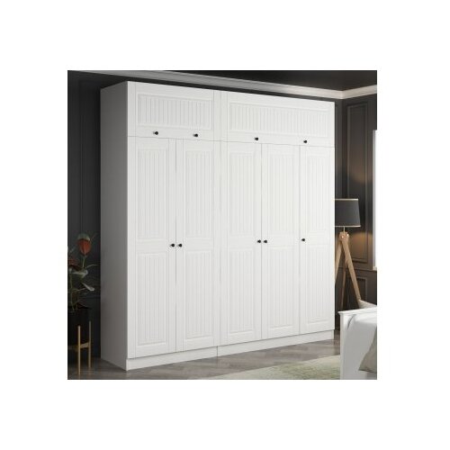 Hanah home Ormar Kale-5228, 225x255x52 cm, Bijela Slike