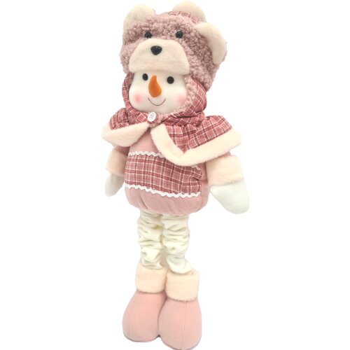  Novogodišnja figura roze sneško 19428 Cene